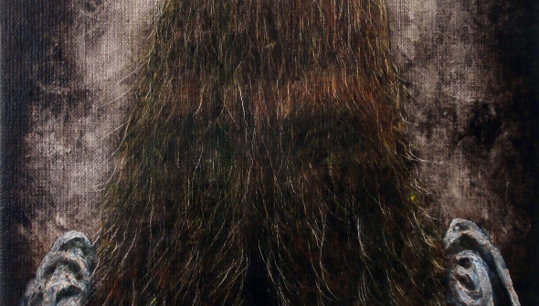 Mädchen#14, oil and acrylic on canvas, 30x24 cm, 2015
