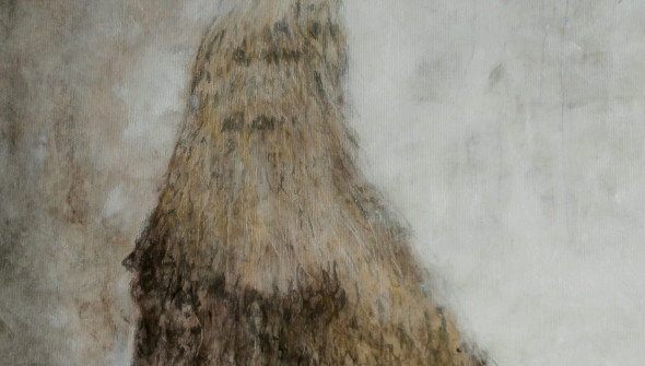 Lady and a Log Cabin (detail)