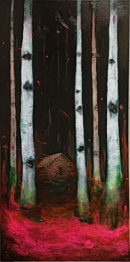 Hunters (logcabin) 180x90 cm.
